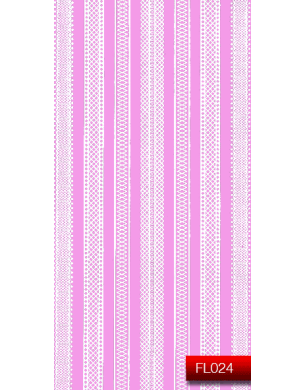 Наклейки для ногтей (стикеры) Nail Art Stickers FL 024 (белый)