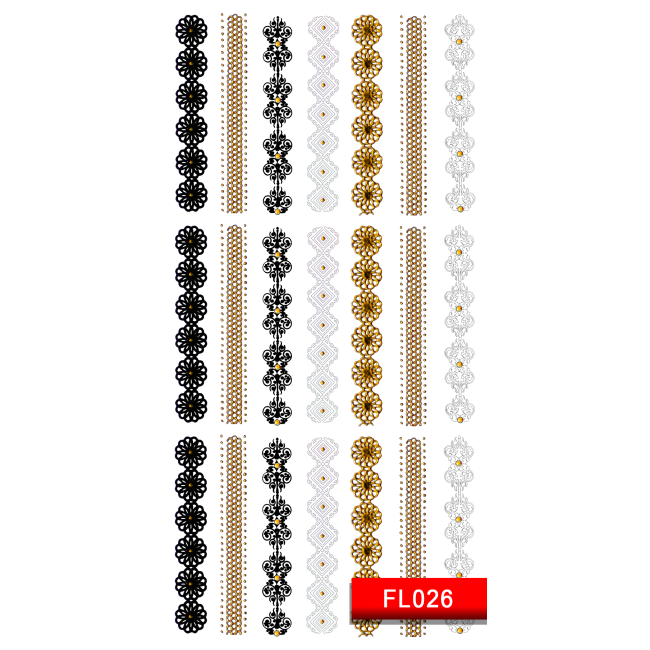 Наклейки для нігтів (стікери) Nail Art Stickers FL026 Наклейки для нігтів (стікери) Nail Art Stickers FL026