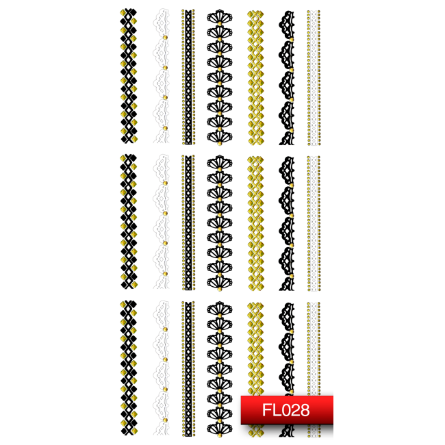 Наклейки для нігтів (стікери) Nail Art Stickers FL028