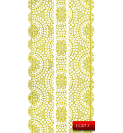 Наклейки для нігтів (стікери) Nail Art Stickers LC 017 (золото)