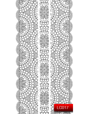 Наклейки для ногтей (стикеры) Nail Art Stickers LC 017 (серебро)