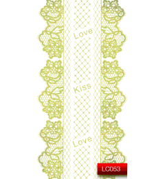 Наклейки для ногтей (стикеры) Nail Art Stickers LC 053 (золото)