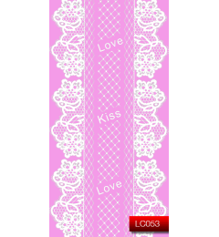 Наклейки для нігтів (стікери) Nail Art Stickers LC 053 (білий)