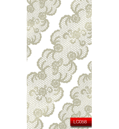 Наклейки для нігтів (стікери) Nail Art Stickers LC 058 (срібло)