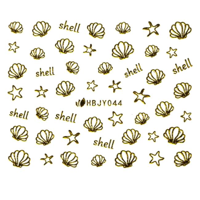 Наклейки для ногтей (стикеры) Nail Art Stickers 044 Gold Наклейки для ногтей (стикеры) Nail Art Stickers 044 Gold