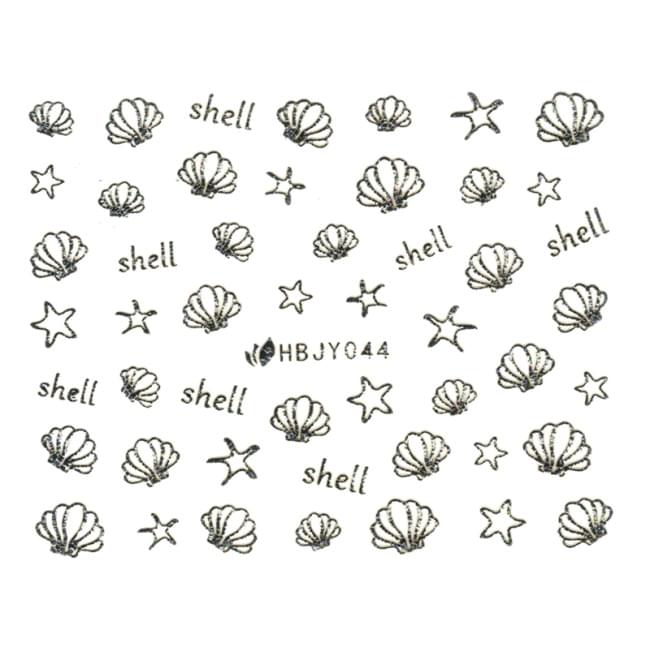 Наклейки для ногтей (стикеры) Nail Art Stickers 044 Silver Наклейки для ногтей (стикеры) Nail Art Stickers 044 Silver