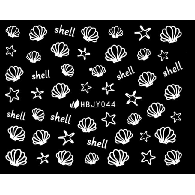 Наклейки для ногтей (стикеры) Nail Art Stickers 044 White Наклейки для ногтей (стикеры) Nail Art Stickers 044 White