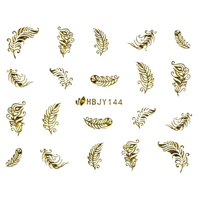 Наклейки для ногтей (стикеры) Nail Art Stickers 144 Gold Наклейки для ногтей (стикеры) Nail Art Stickers 144 Gold