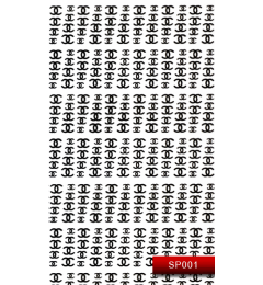 Наклейки для нігтів (стікери) Nail Art Stickers SP 001 (чорний)