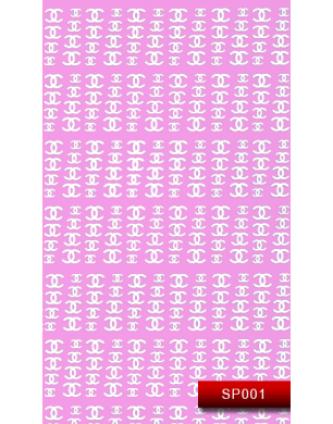 Наклейки для ногтей (стикеры) Nail Art Stickers SP 001 (белый)