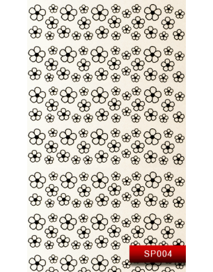 Наклейки для ногтей (стикеры) Nail Art Stickers SP 004 (черный)
