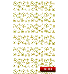 Наклейки для ногтей (стикеры) Nail Art Stickers SP 004 (золото)
