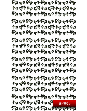 Наклейки для ногтей (стикеры) Nail Art Stickers SP 005 (черный)