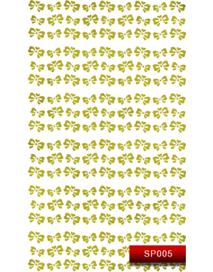 Наклейки для ногтей (стикеры) Nail Art Stickers SP 005 (золото)