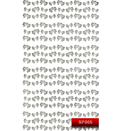 Наклейки для нігтів (стікери) Nail Art Stickers SP 005 (срібло)