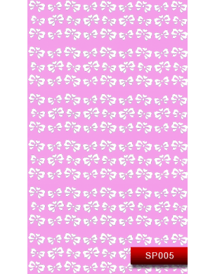 Наклейки для ногтей (стикеры) Nail Art Stickers SP 005 (белый)