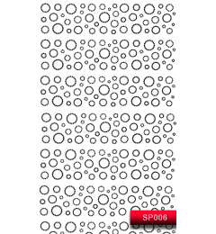 Наклейки для ногтей (стикеры) Nail Art Stickers SP 006 (черный)