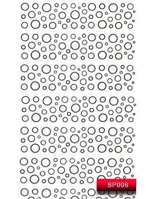 Наклейки для ногтей (стикеры) Nail Art Stickers SP 006 (черный)