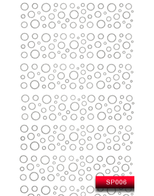 Наклейки для ногтей (стикеры) Nail Art Stickers SP 006 (серебро)