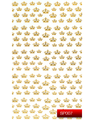 Наклейки для ногтей (стикеры) Nail Art Stickers SP 007 (золото)