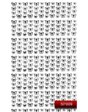 Наклейки для ногтей (стикеры) Nail Art Stickers SP 009 (черный)