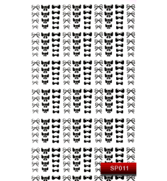 Наклейки для ногтей (стикеры) Nail Art Stickers SP 011 (черный)