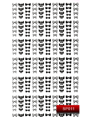 Наклейки для ногтей (стикеры) Nail Art Stickers SP 011 (черный)