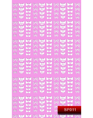 Наклейки для ногтей (стикеры) Nail Art Stickers SP 011 (белый)