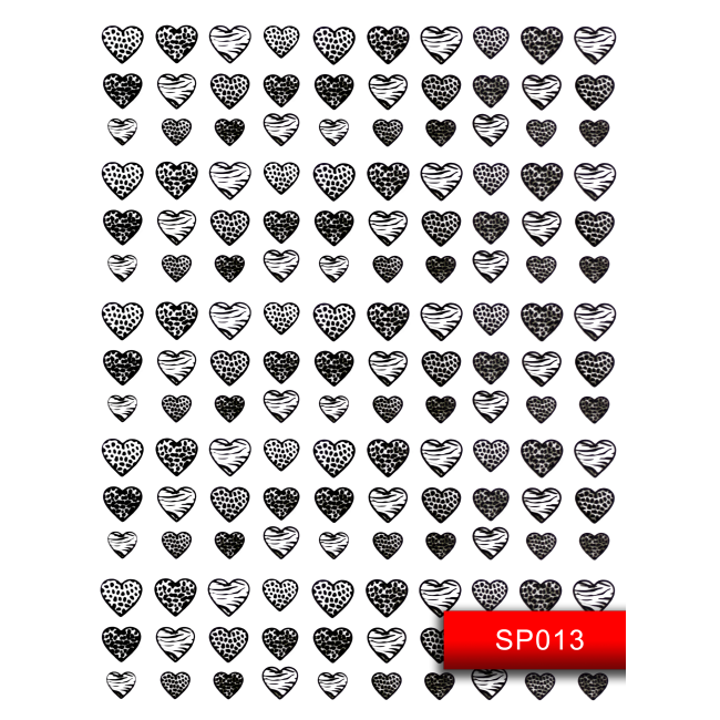 Наклейки для ногтей (стикеры) Nail Art Stickers SP013 Black Наклейки для ногтей (стикеры) Nail Art Stickers SP013 Black