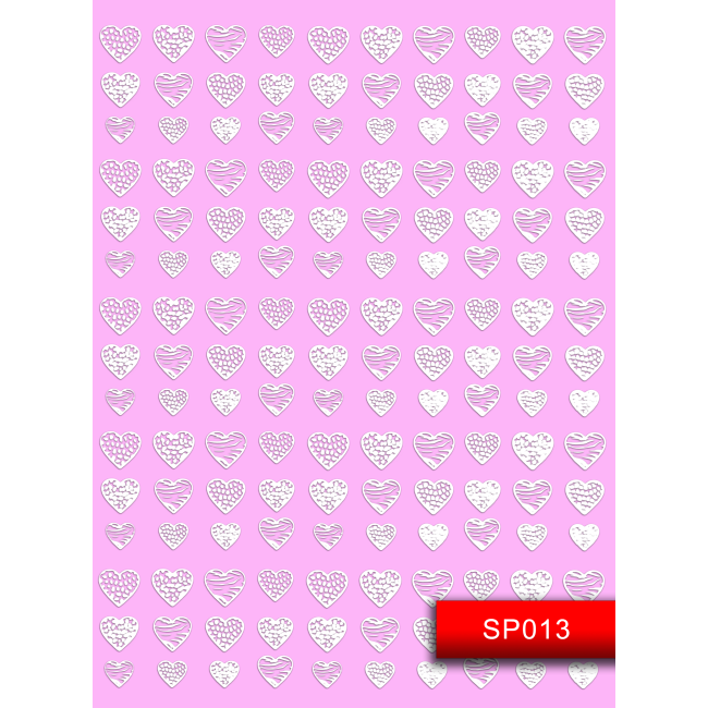 Наклейки для ногтей (стикеры) Nail Art Stickers SP013 White Наклейки для ногтей (стикеры) Nail Art Stickers SP013 White