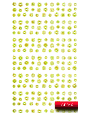 Наклейки для ногтей (стикеры) Nail Art Stickers SP 015 (золото)