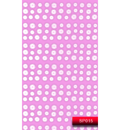 Наклейки для нігтів (стікери) Nail Art Stickers SP 015 (білий)