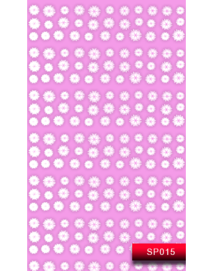 Наклейки для ногтей (стикеры) Nail Art Stickers SP 015 (белый)