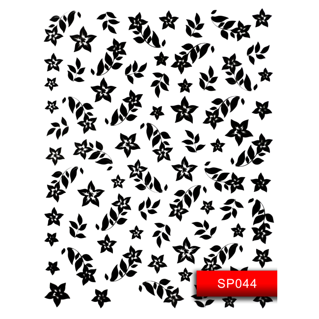 Наклейки для ногтей (стикеры) Nail Art Stickers SP044 Black Наклейки для ногтей (стикеры) Nail Art Stickers SP044 Black