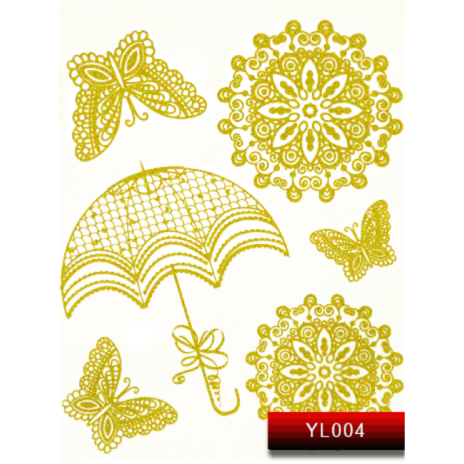 Наклейки для нігтів (стікери) Nail Art Stickers YL 004 (золото) Наклейки для нігтів (стікери) Nail Art Stickers YL 004 (золото)