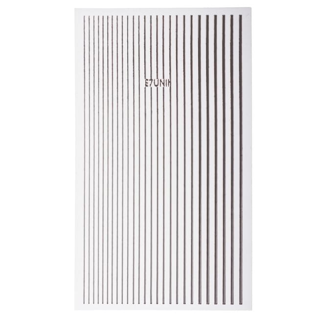 Наклейка для нігтів "Гнучкі стрічки" (срібло) Наклейка для нігтів "Гнучкі стрічки" (срібло)