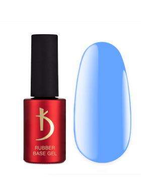 Цветное базовое покрытие Color Rubber base gel, Blue, 7мл