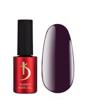 Цветное базовое покрытие Color Rubber Base Gel, Eggplant, 7 мл