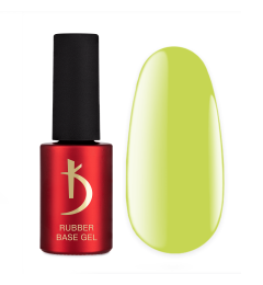 Цветное базовое покрытие Color Rubber base gel, Green, 7мл