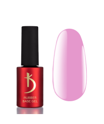 Цветное базовое покрытие Color Rubber base gel, Bubble Gum, 7 мл