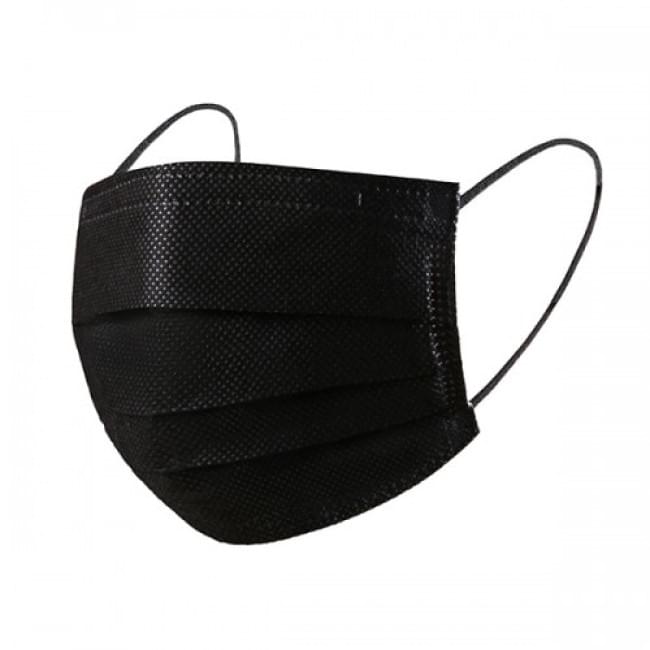 Маска медична одноразова (колір: чорний, 10 шт./уп) Маска медична одноразова (колір: чорний, 10 шт./уп)