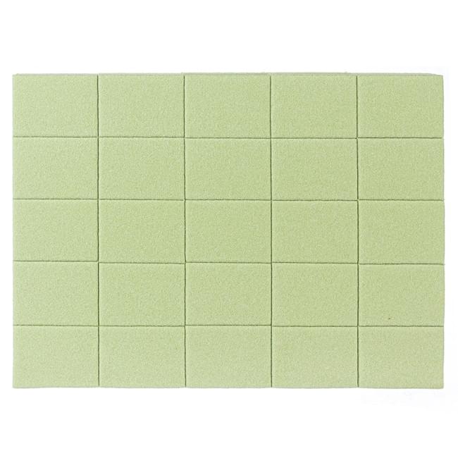 Набір міні бафів 120/120, колір: зелений (50шт/уп) Набір міні бафів 120/120, колір: зелений (50шт/уп)