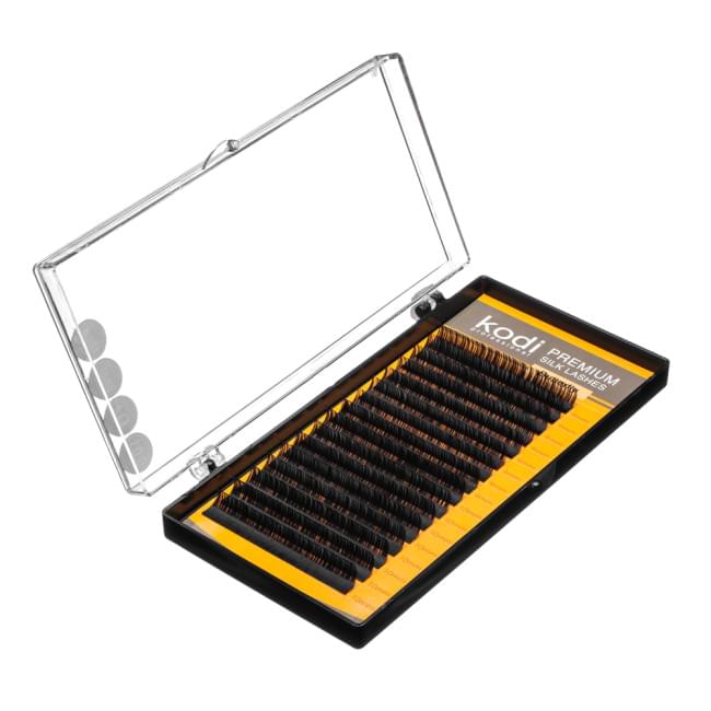 Ресницы D+ 0.03 (16 рядов: 11/12 mm), упаковка Butterfly Ресницы D+ 0.03 (16 рядов: 11/12 mm), упаковка Butterfly