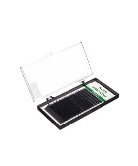 Вії B 0.10 (16 рядів: 8 mm), упаковка Butterfly Green