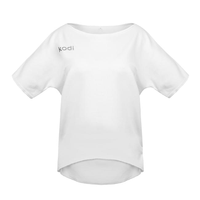 Футболка свободная утепленая с лого Kodi professional (цвет белый, размер XL) Футболка свободная утепленая с лого Kodi professional (цвет белый, размер XL)