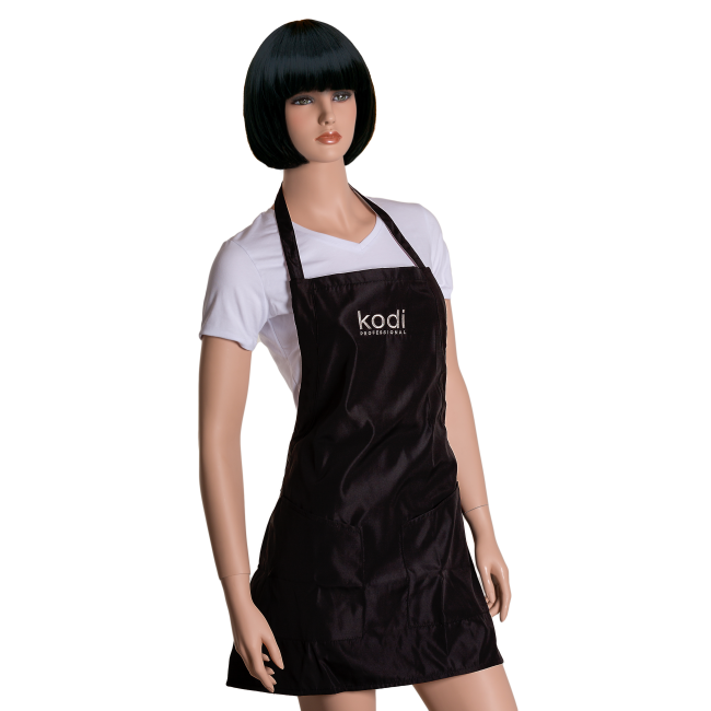 Фартук Kodi professional черный с серебряным логотипом (короткий) Фартук Kodi professional черный с серебряным логотипом (короткий)
