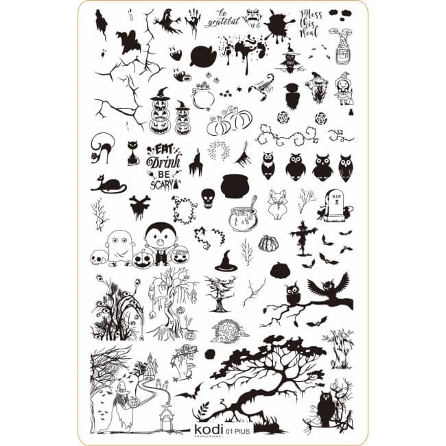 Пластина для стемпинга "Plus size" № 01 (9,5х14,5см) Пластина для стемпинга "Plus size" № 01 (9,5х14,5см)