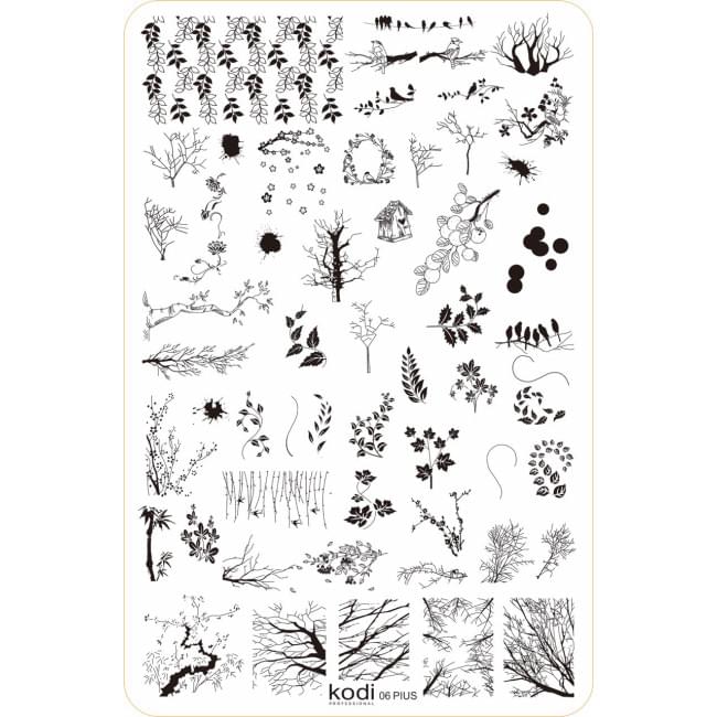 Пластина для стемпинга "Plus size" № 06 (9,5х14,5см) Пластина для стемпинга "Plus size" № 06 (9,5х14,5см)