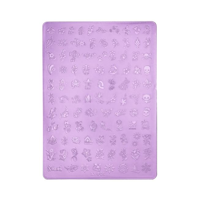 Пластина для стемпинга F05 (10,5х14,5см) Пластина для стемпинга F05 (10,5х14,5см)