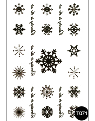 Флеш-тату (тимчасові татуювання-наклейки) Tattoo Style T071